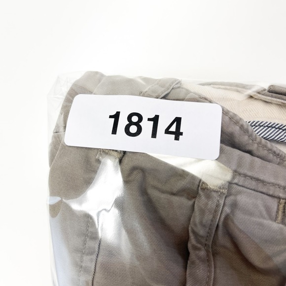 Abercrombie & Fitch Mens (34x32) Slim Straight Chino Pants Beige Cotton - Picture 10 of 10